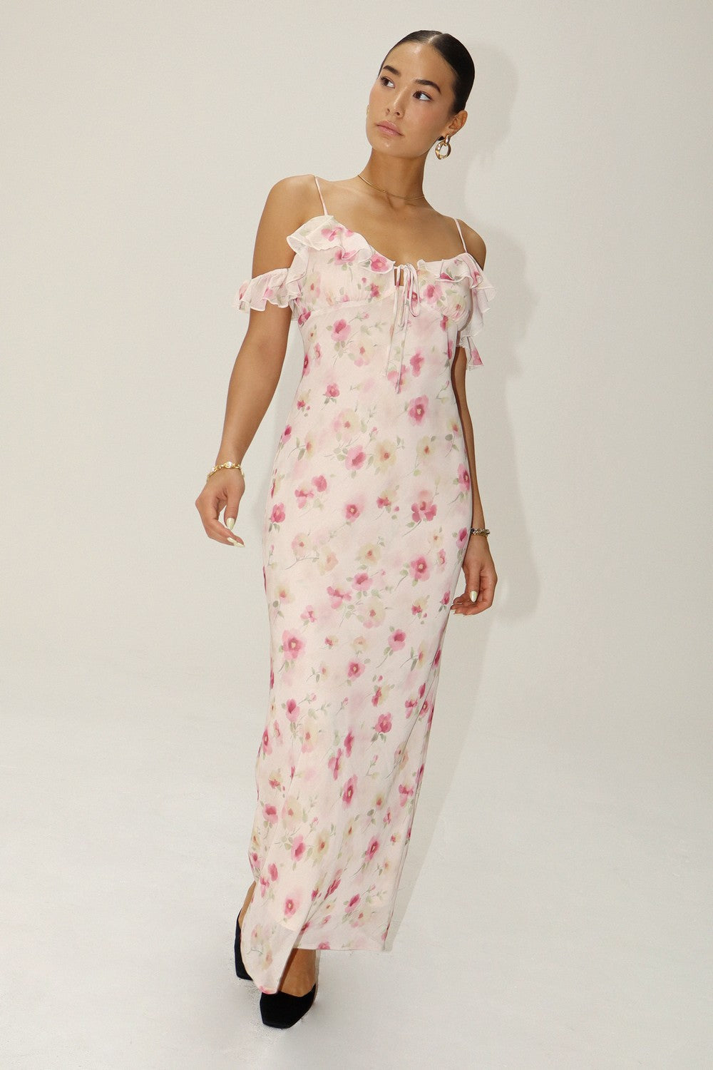 Floral Slip Maxi Dress – Clover Tiger