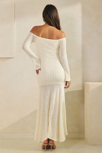 Off Shoulder Maxi Dress