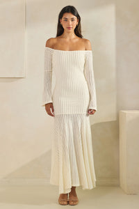 Off Shoulder Maxi Dress