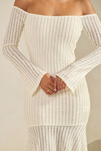 Off Shoulder Maxi Dress