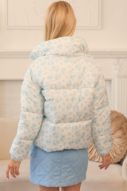 Floral Puffer Jacket