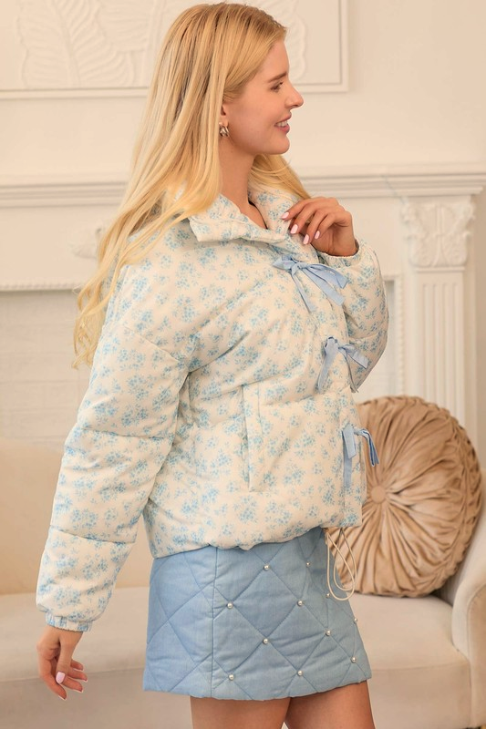 Floral Puffer Jacket